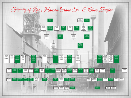 Family of Levi Hanson Crane Sr and Olive Taylor