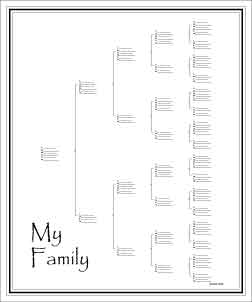 Blank Chart Simple Tuscany